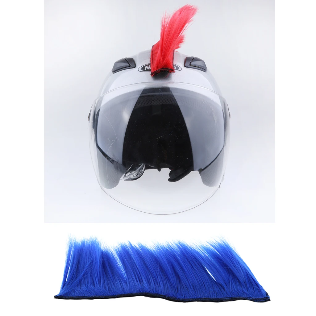 2pcs DIY Helmet Hair Punk Hair for Motorcycle Ski Snowboard - , 30cm