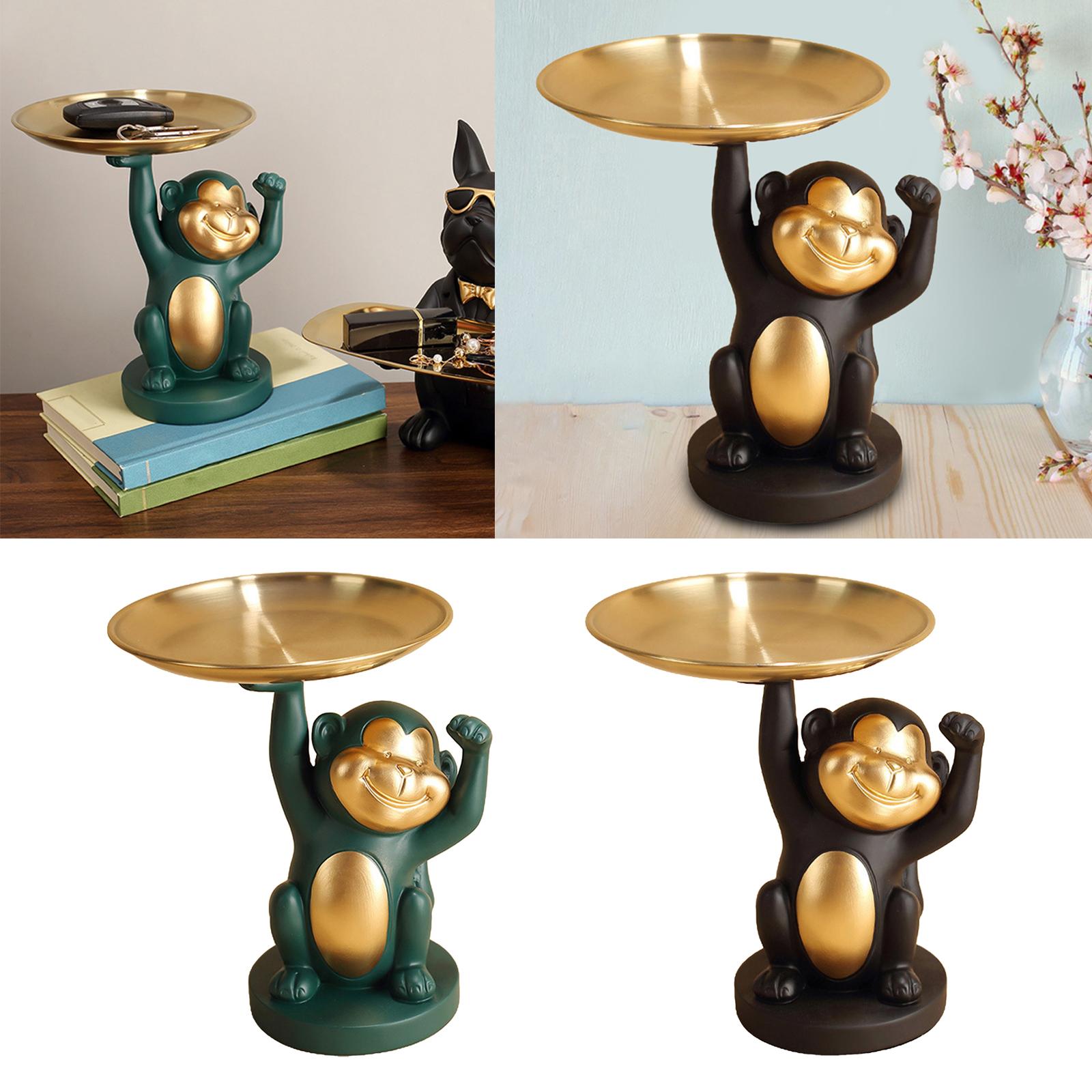 Candy Fruit Tray Cool Monkey Shaped Creative with  Holder Nordic Modern