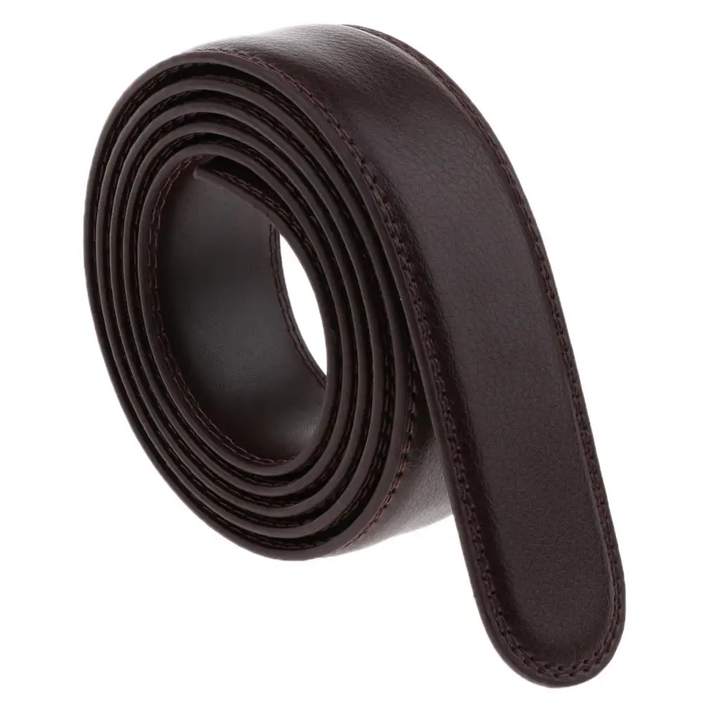 Men Fashion Leather Replacement Belt Only Belt No Buckle 115cm/45 Inch