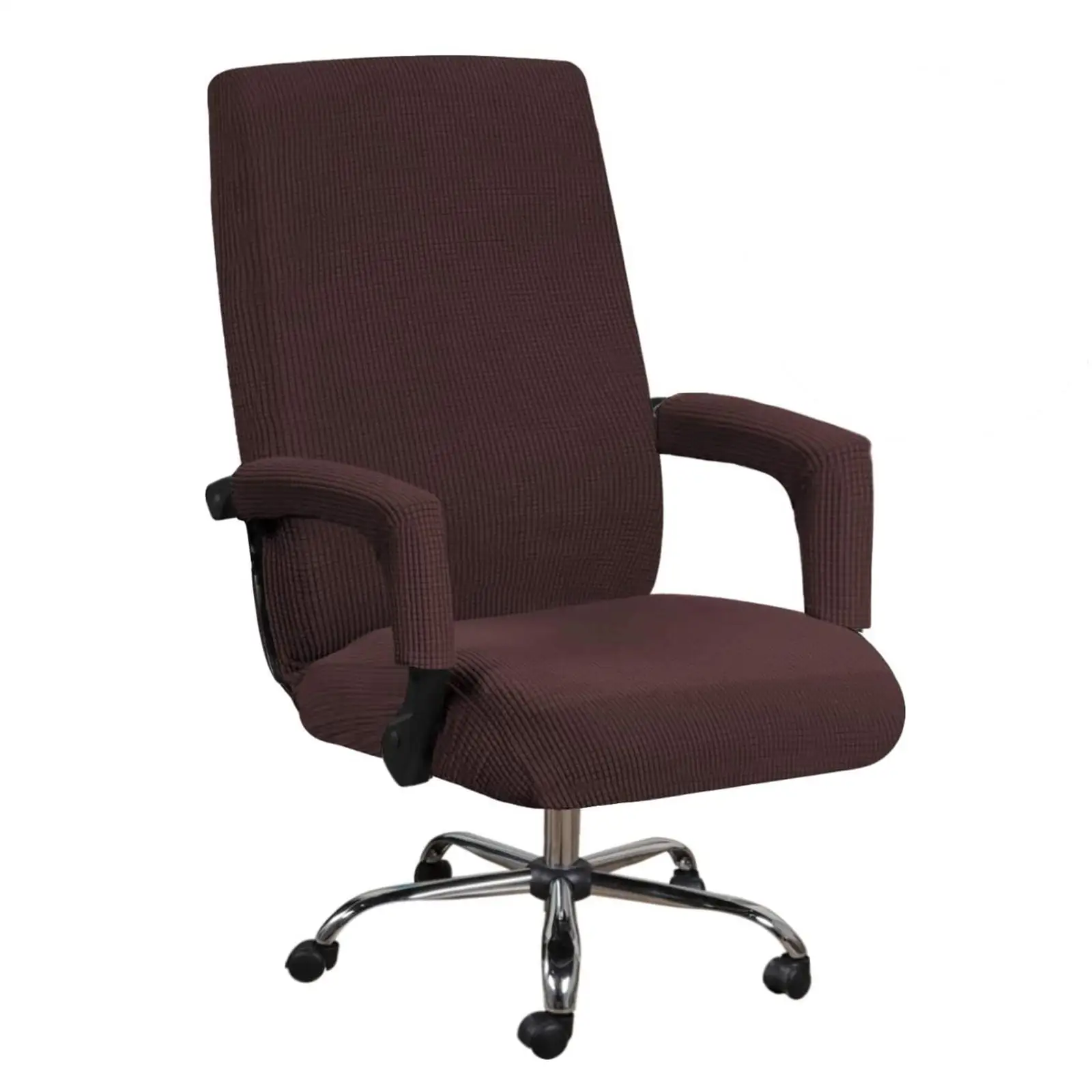 Stretch Home Office Chair Cover Split Slipcover Computer Rotating Desk Task Seat