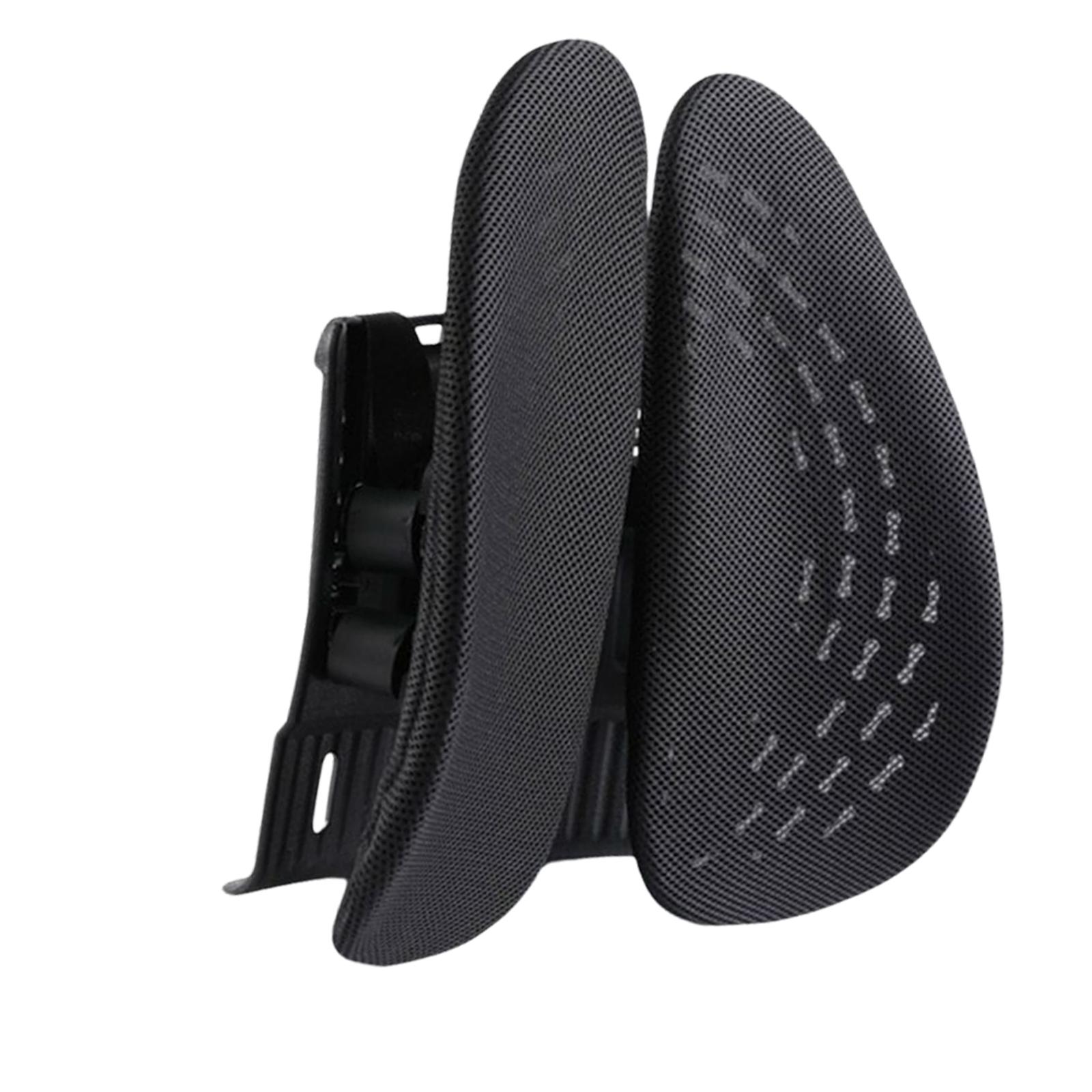 Universal Car Lumbar Support Pillow Seat Cushion Breathable Delicate Touch Multi-Use Coccyx Pain Relief Back Pad Fit for Car