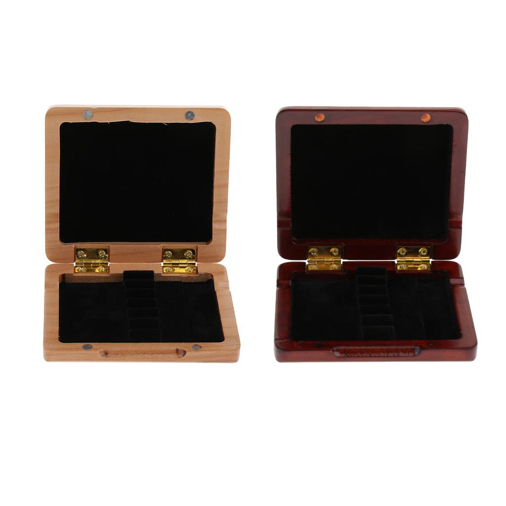 Wooden Oboe Reed Box Oboe Reed Case Holder Storage Container Protector for 6pcs Oboe Reed Case Oboe Reed Woodwind Access