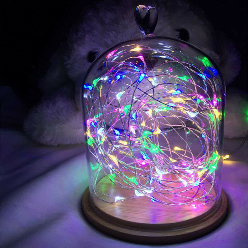 String Lights 1-20M Waterproof Wire Garland Fairy Lights Birthday Wedding Valentine Christmas Decor Holiday Outdoor Garden Party