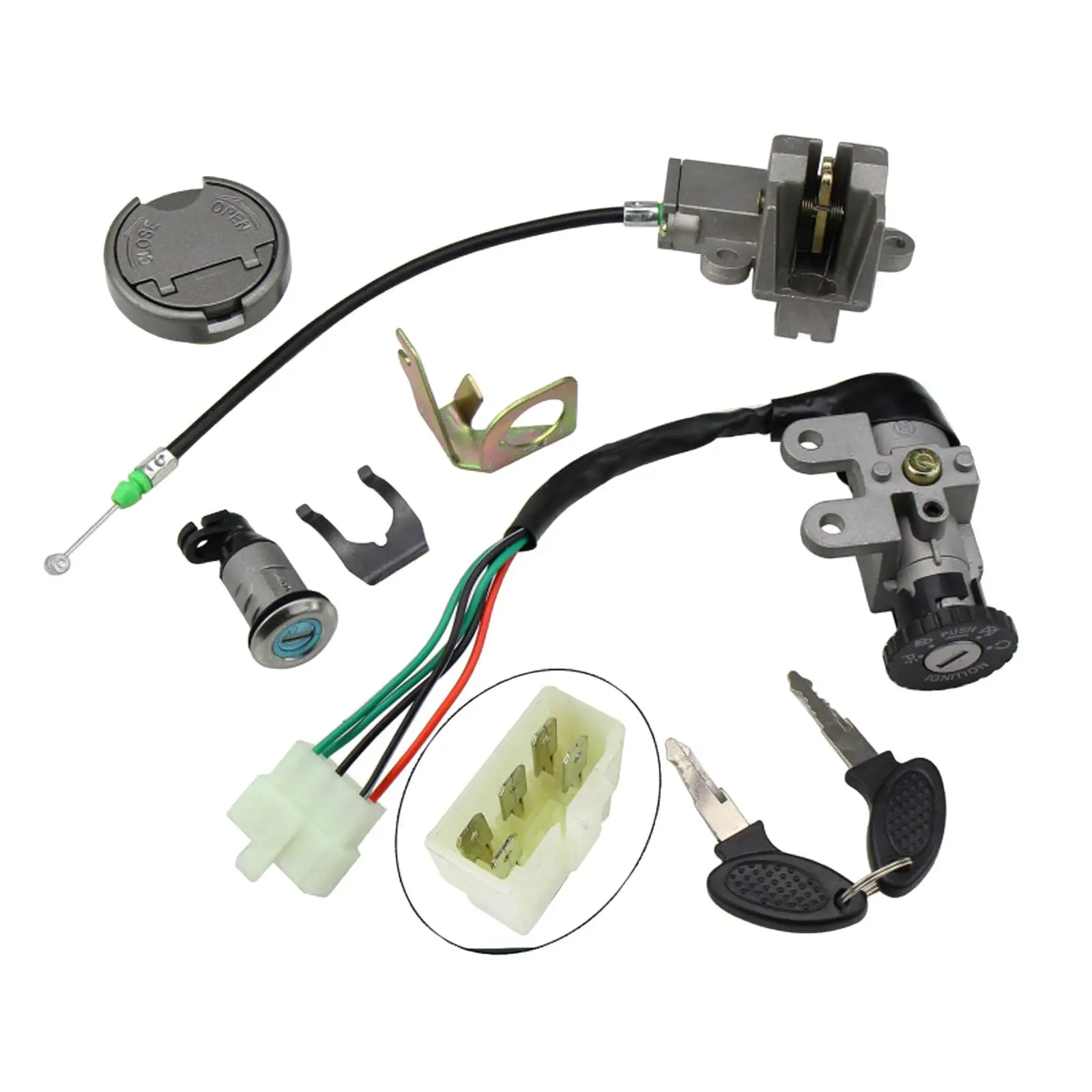 Universal Ignition Switch  Gy6 50cc Seat Locks for pit