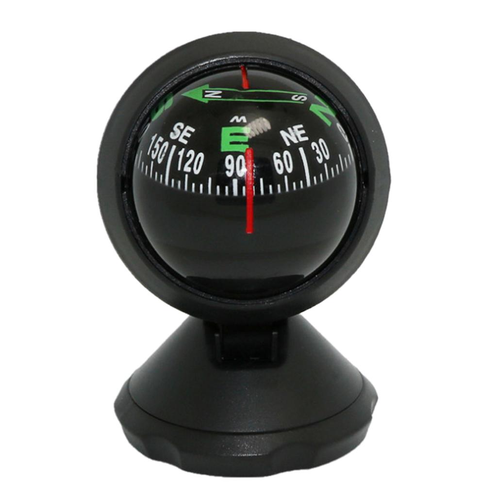 Car Compass Ball Windshield Dashboard Mini Compass  Truck Boat