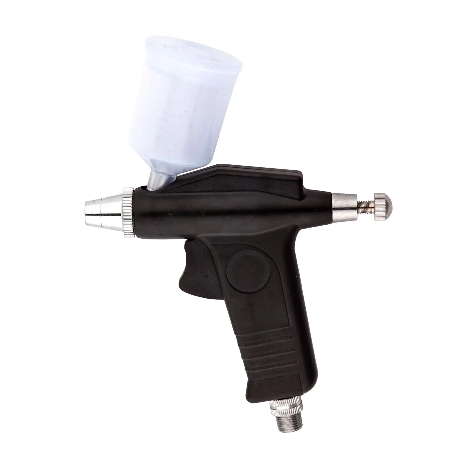 Airbrush Kit Single Action Air Hose Paint Sprayer Painting Tool Spray Gun 0.3mm Nozzle Gravity feed for Cake Tattoo Body Paint