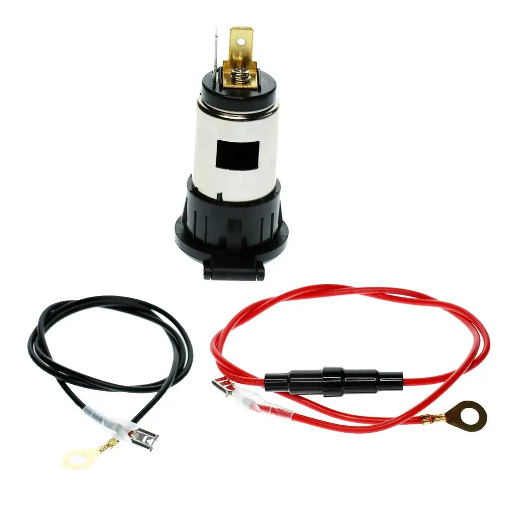 Universal DC12 Marine Motorcycle Cigarette Lighter  For Mobile Phone Video