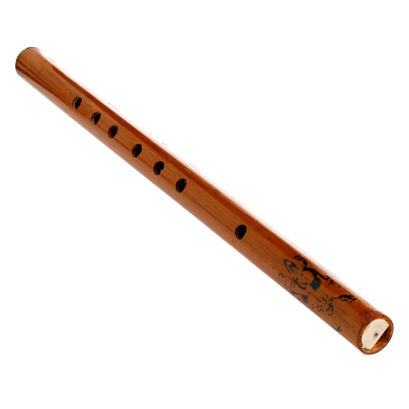 Description Picture 3 of itemTraditional 6 Hole Bamboo Flute Clarinet Student Musical Instrument Wood Color