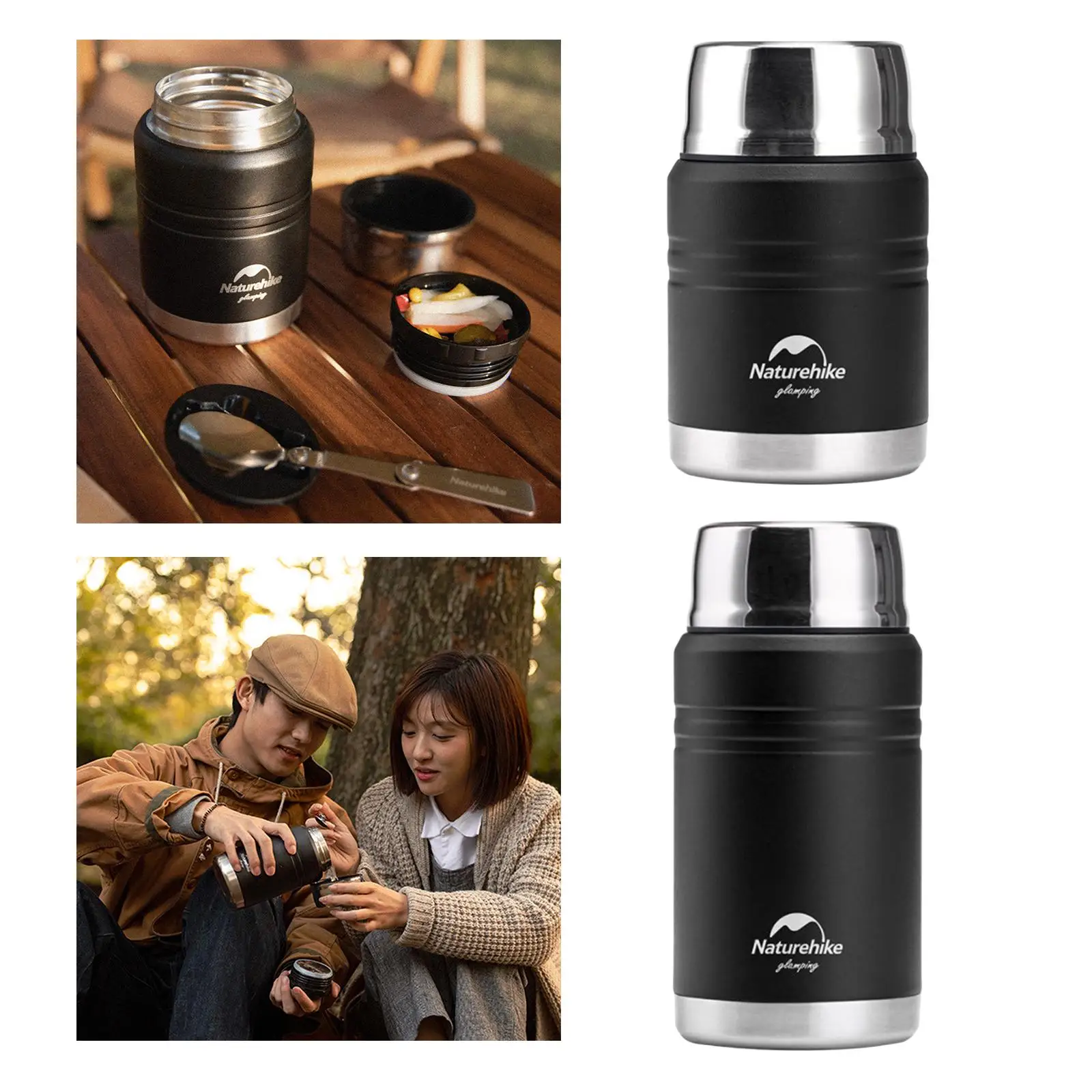 Insulated Food Jar for Hot Food Leak Proof Soup Flask Vacuum for Picnic
