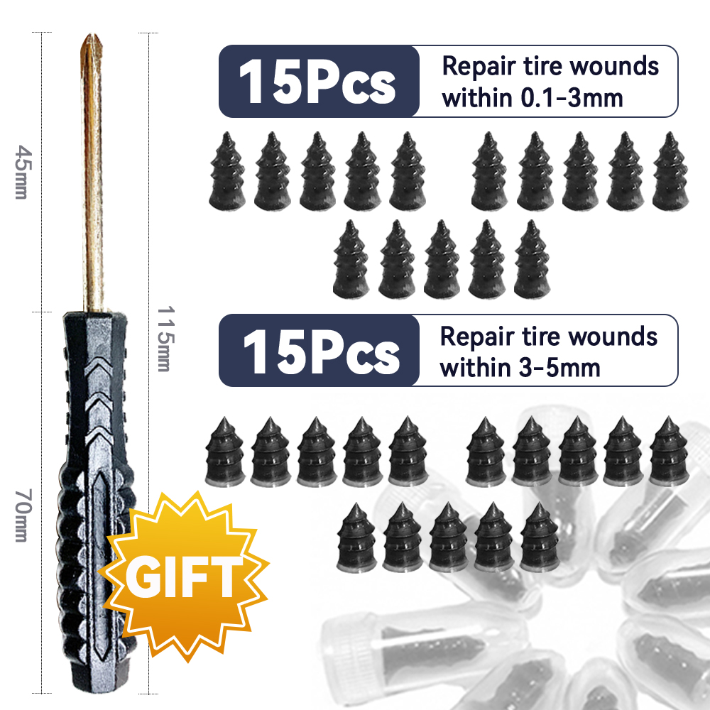Tire repair nail kit image 13