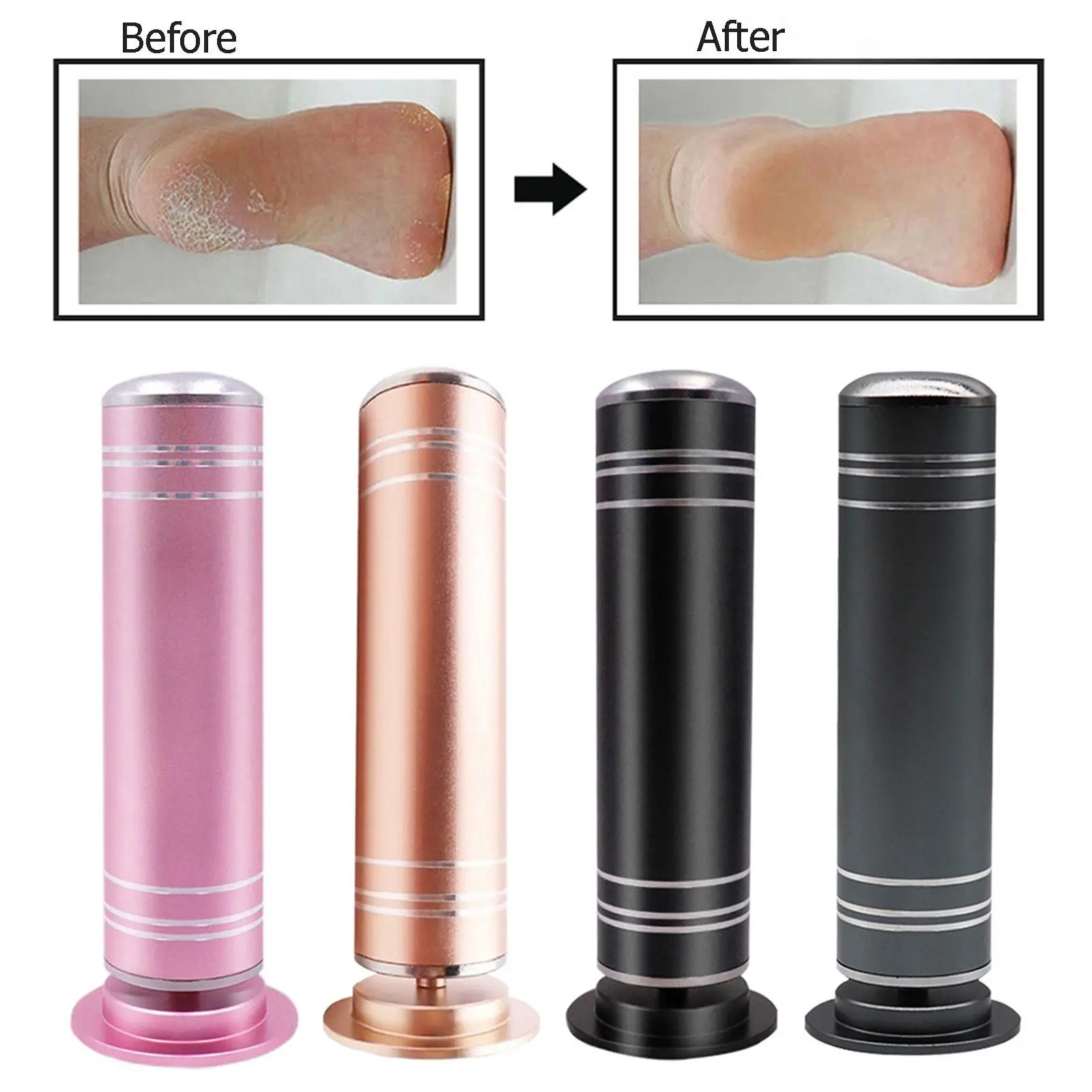 Electric Foot Pedicure Grinder Remover File Callus Feet Care Tools Portable Dead Skin Rechargeable for Home Use Salon Women Men