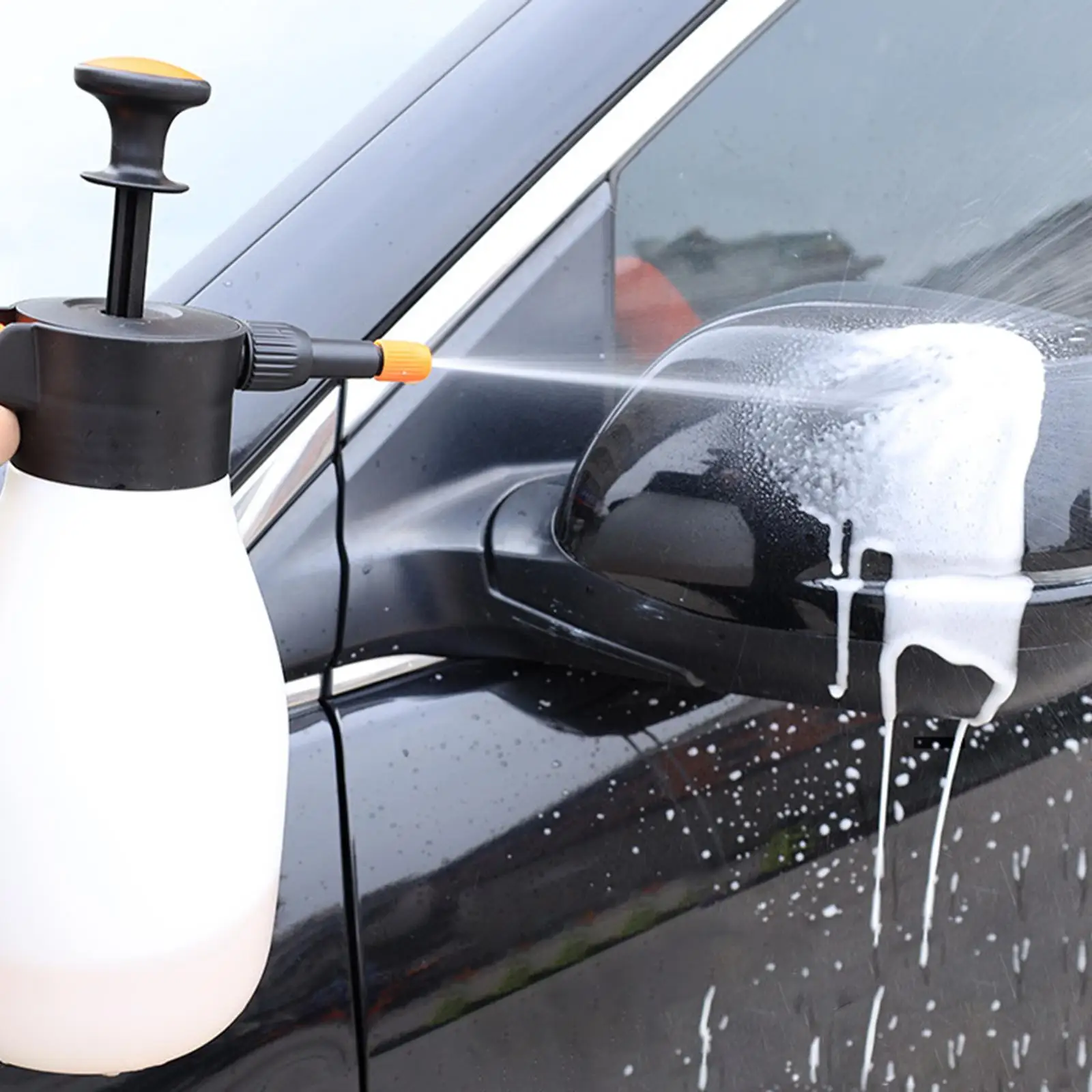 Foam Watering Can High Pressure Washer Spray Nozzle Fit for Car Washing Pets Showering