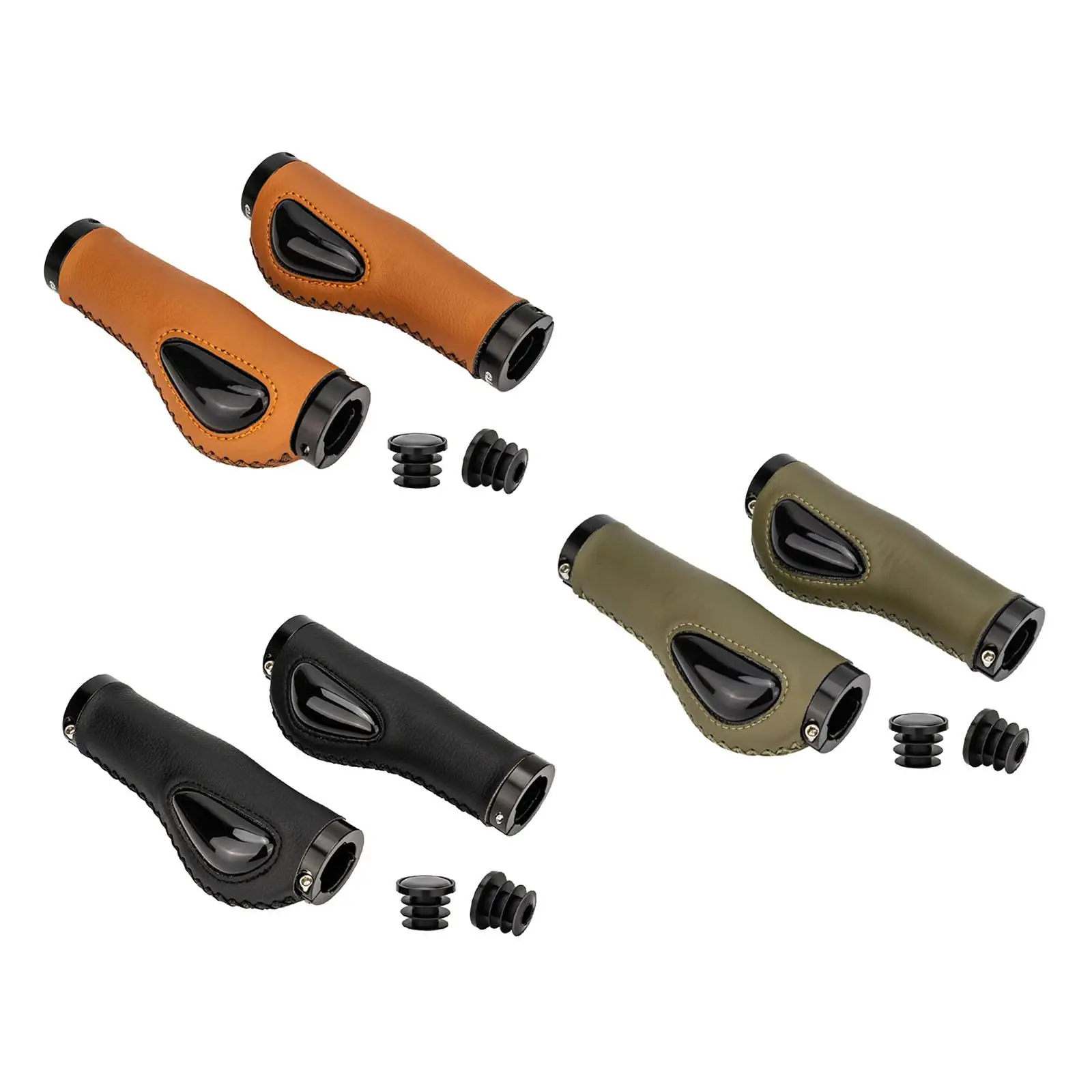 Comfort MTB Bike Handlebar Grips Shock Absorbing Liquid Silicone Sleeve Replacement for Mountain Road Bike Cycling Scooter