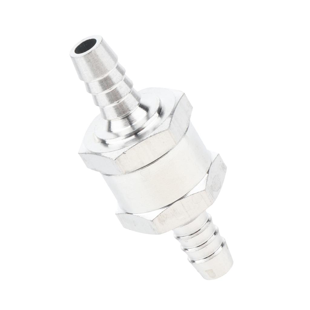 Inline One Way Check Valve Fuel Diesel Pump Liquid Non Return 8mm 0.3inch