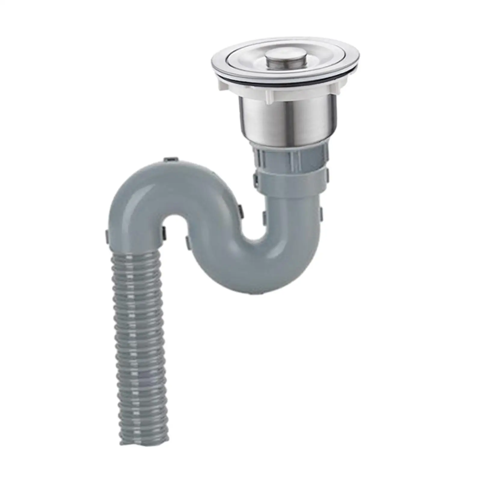Sink Drain Pipe Sink Strainer Universal Waste Water Pipe for Sink Home Sewer