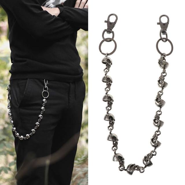 thumbnail image 2 of Miglaja Wallet Chain 60cm - Punk Style Metal Chain For Jeans & Biker Pants Accessories 2 of 11