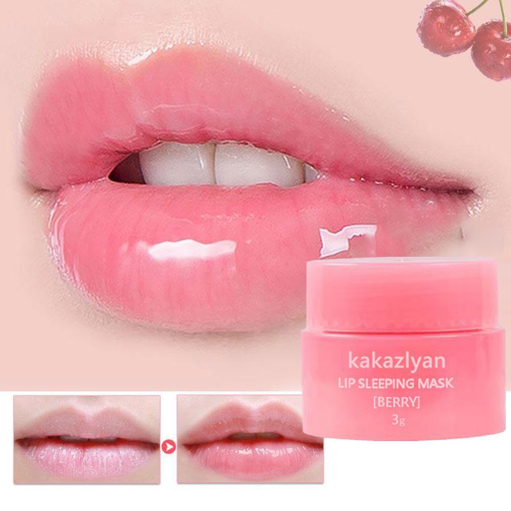 Best of 3g Lip Sleep Mask Night Sleep Maintenance Moisturizing Lip Gloss Bleach Cream Nourishing Lip Care Lip Balm Reviews & Tips