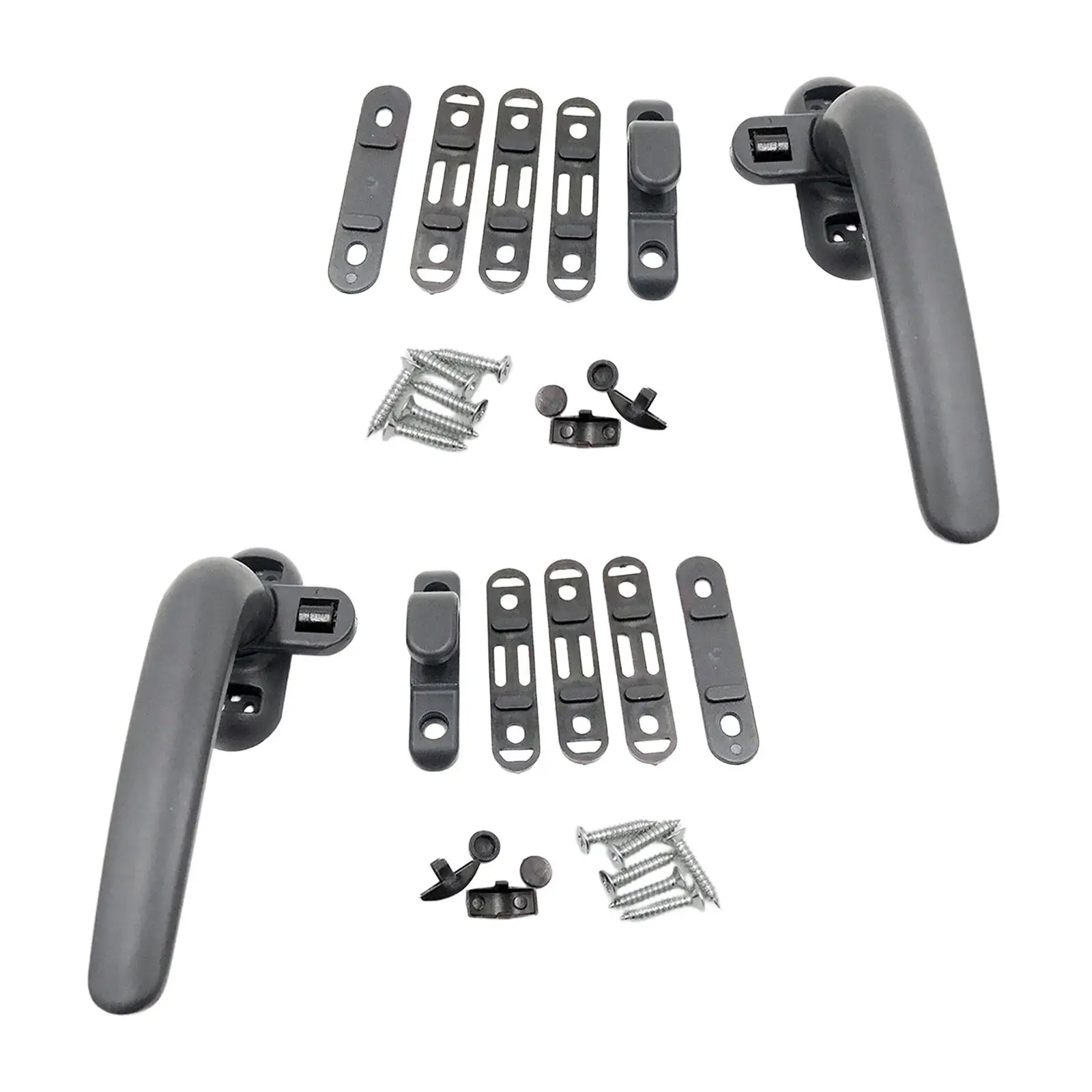 Aluminum Alloy Window Handles, Universal Casement Locking Handle with Screw