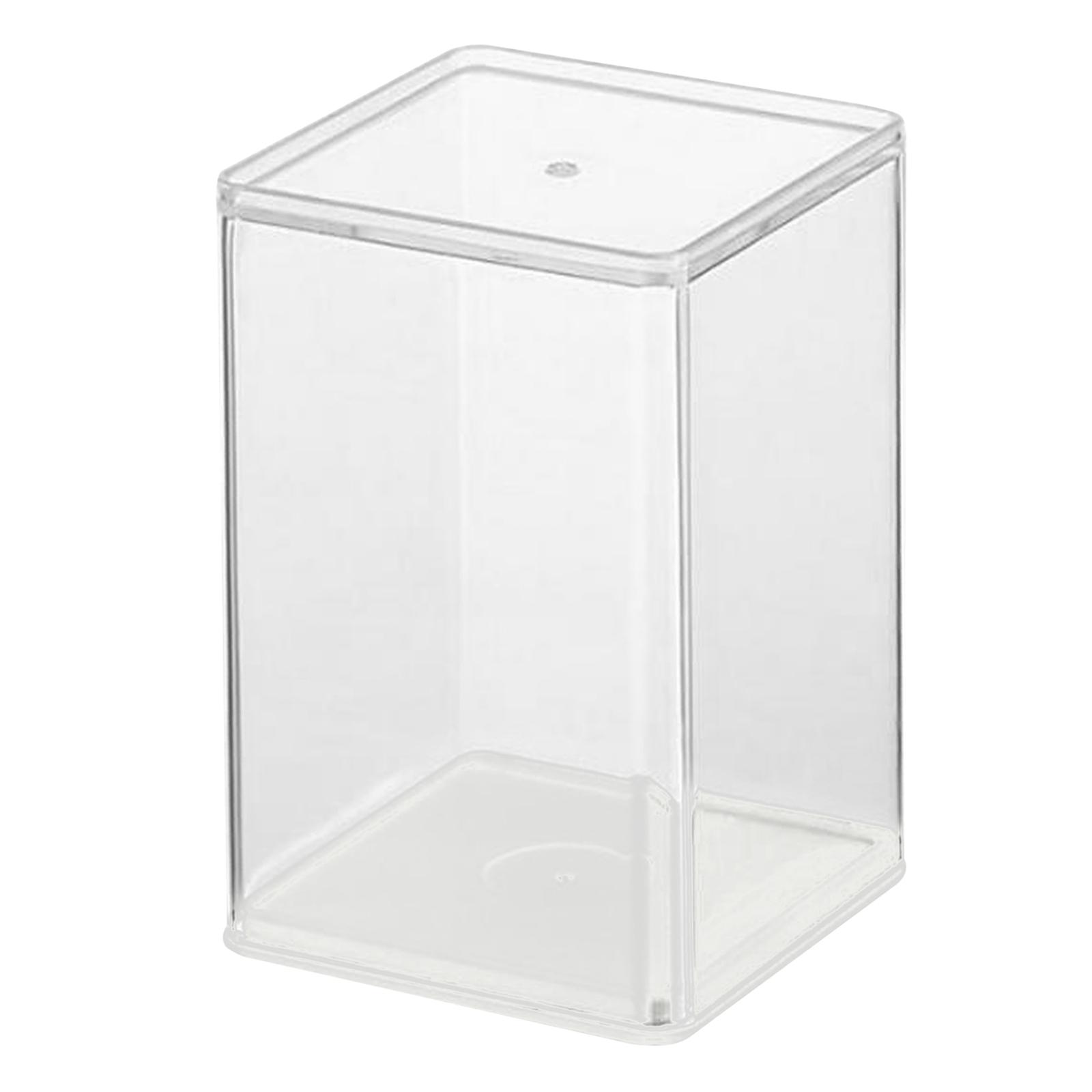 Transparent Acrylic Case Display Box Shelves Free Standing Stand Protection Dust Cabinet for Toys Collectibles Adult Kids