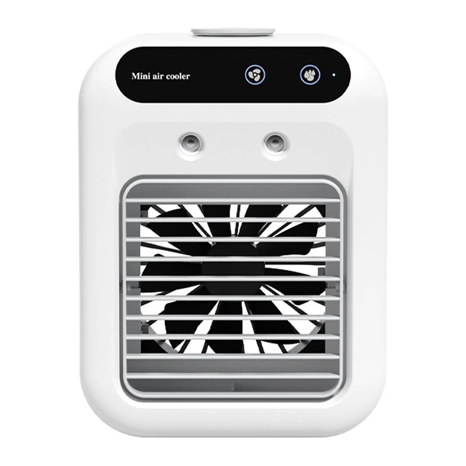 Portable Air Conditioner with 2 Spray 500ml Water Tank Cooling Fan Conditioning Fan for Room Desk Car Office Home