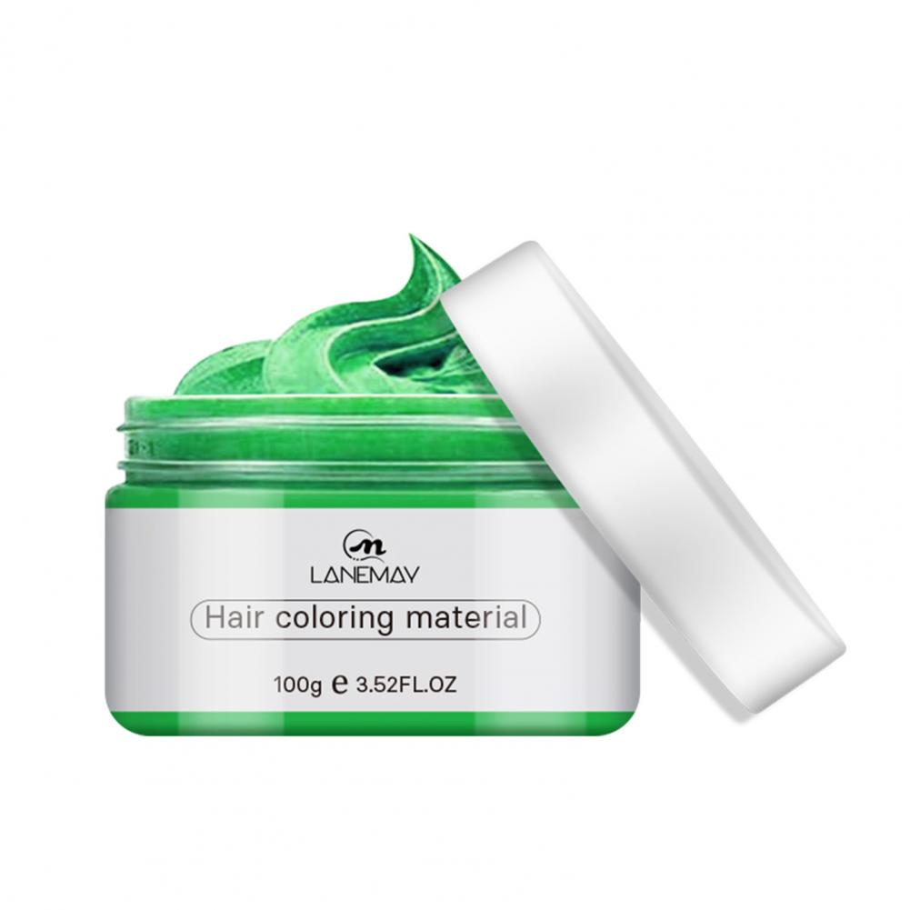 Description Picture 2 of item1 Bottle 7 Colors Fashion Grandma Grey Temporary Styling Hair Dye Cream Pomade Wax Unisex Hair Coloring Tools Accessories