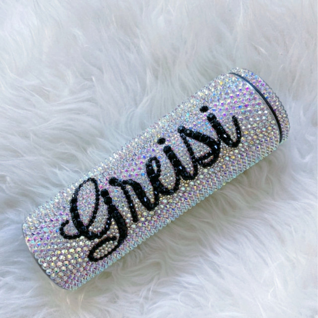 Rhinestones Bling Water Bottle 20 oz