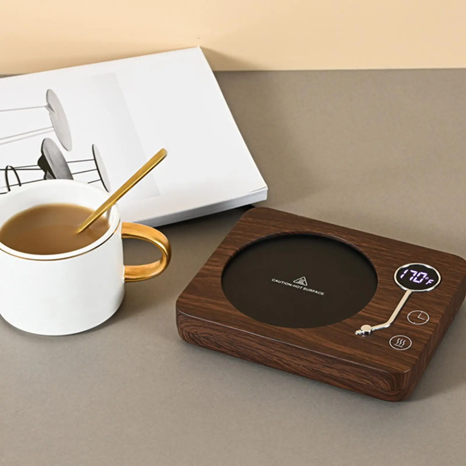 Coffee Heater Pad Constant Temperature Desktop Portable Cup Heating Coaster
