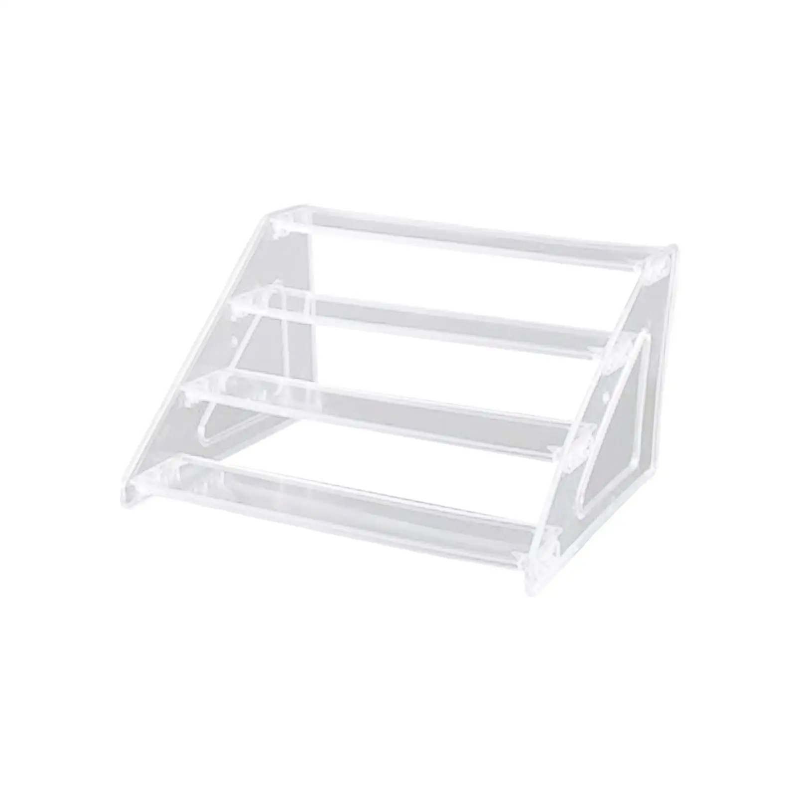 Acrylic Display Riser Storage Organizer Showcase Fixtures Cupcake Stand Practical for Dessert Toys Cosmetic Figure Dolls