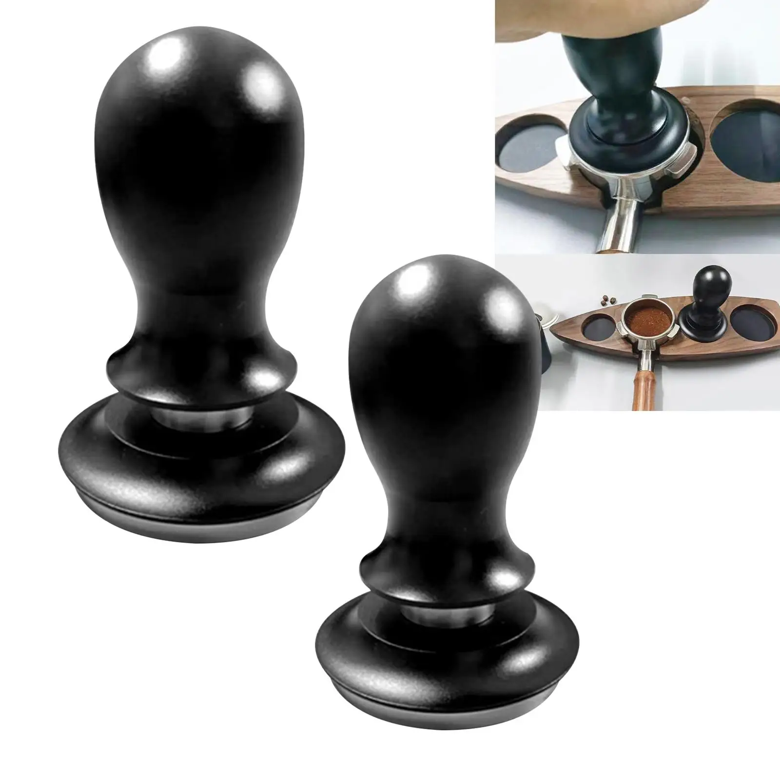Calibrated Pressure Tamper Aluminium Alloy Handle with Spring Loaded Professional Coffee Tamper Coffee Bean Press Tool