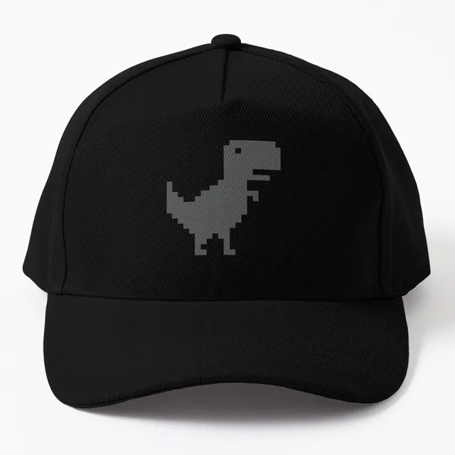 Google Chrome T-rex Dinosaur Game Black Hat Dino Runner adjustable Outdoor  Cap