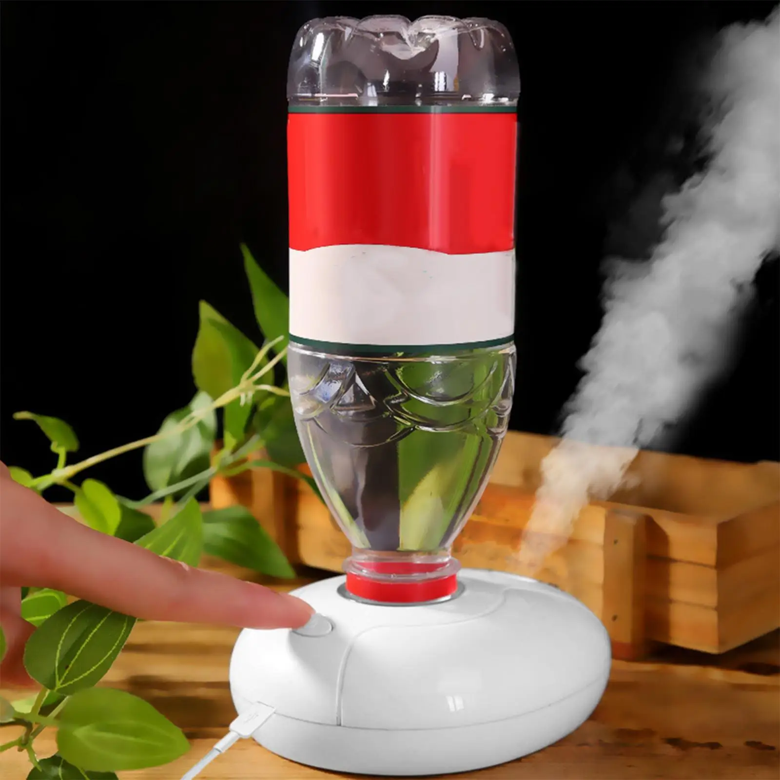Diffuser Purifier Without Water Bottle Water Bottle Humidifier Ultrasonic Cool Mist for Bedroom