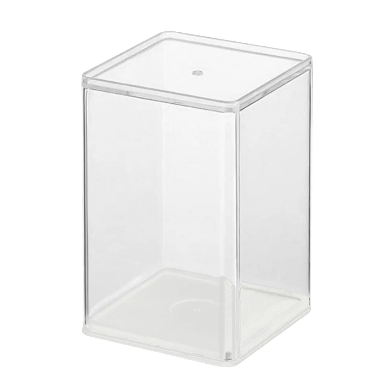 Acrylic Display Rack Organizer Assemble Countertop Box for Collectibles Kids