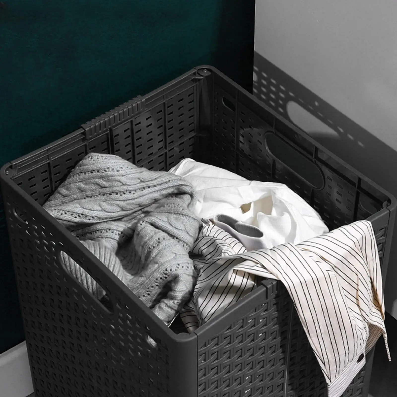 Collapsible Laundry Basket Large Sized with Handles for Laundry Room Bedroom