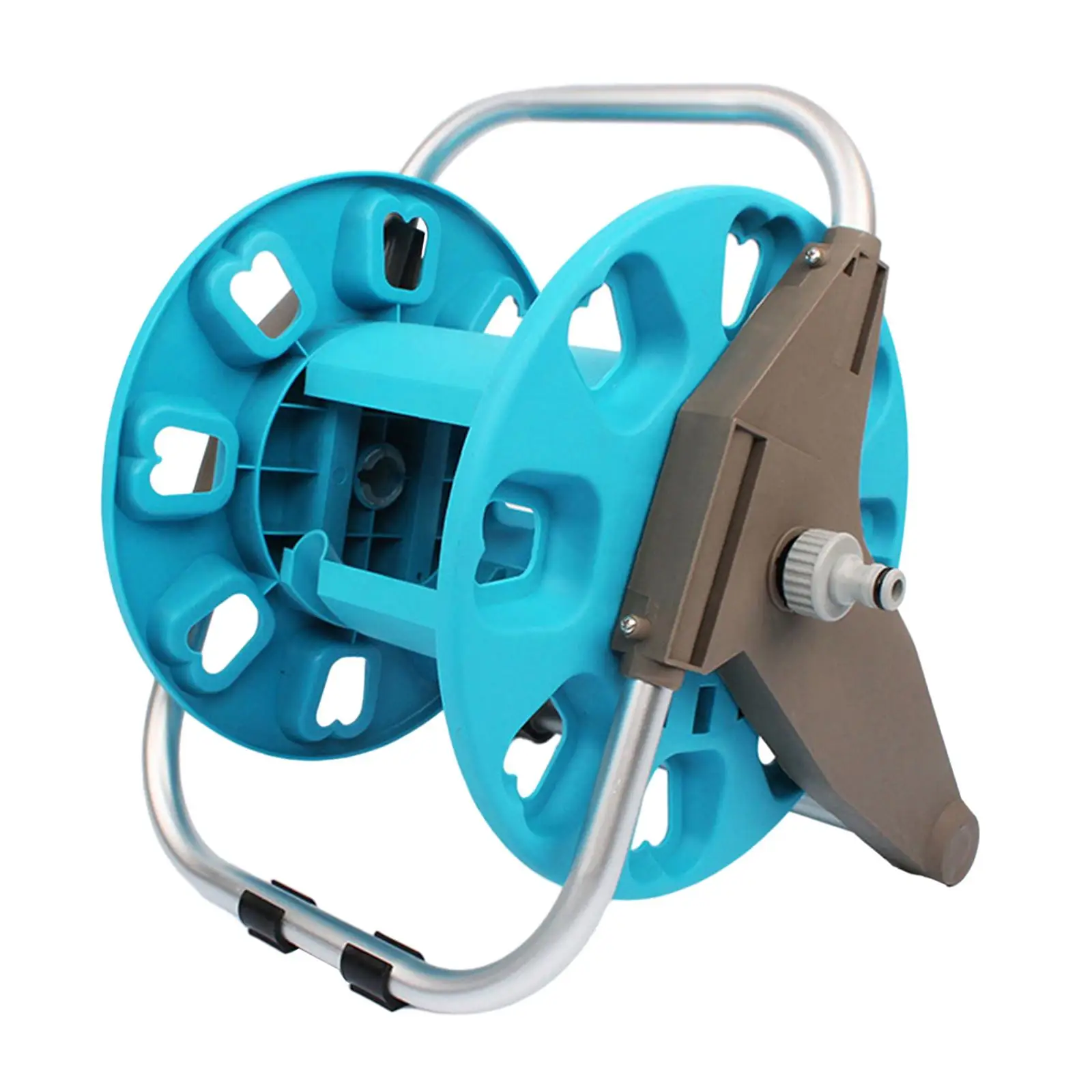 Garden Water Pipe Hose Reel Portable Durable Construction Water Hose Storage Stand Rack Holds 98.4 ft Hose Hose Pipe Organizer