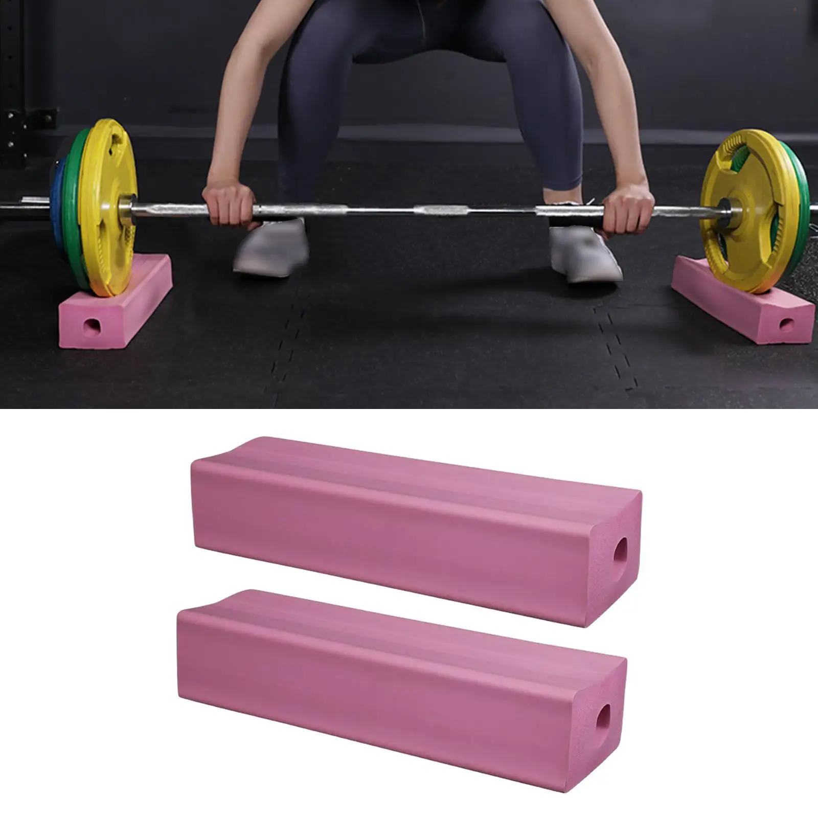 Fitness Barbell Pad Durable Good Elasticity Padded Cushion for Weightlifting Training Exercises Easier Barbell Placement Office