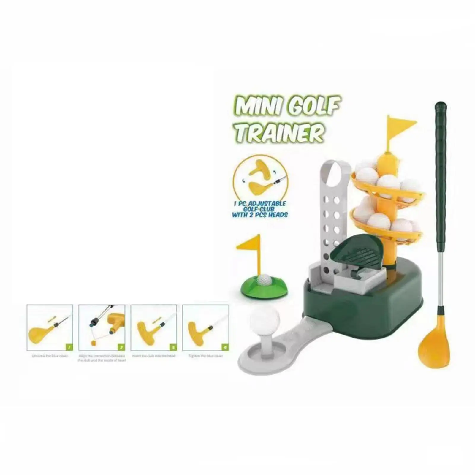Golf Ball Launcher Toys Game Training Practice for Backyard Garden