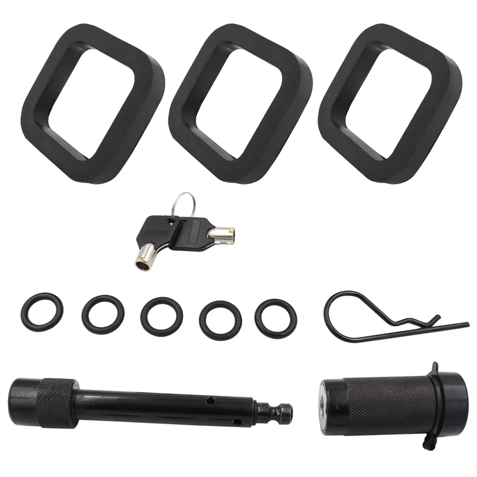 5/8 Inches Trailer Hitch Locks Easily Install ,Black for