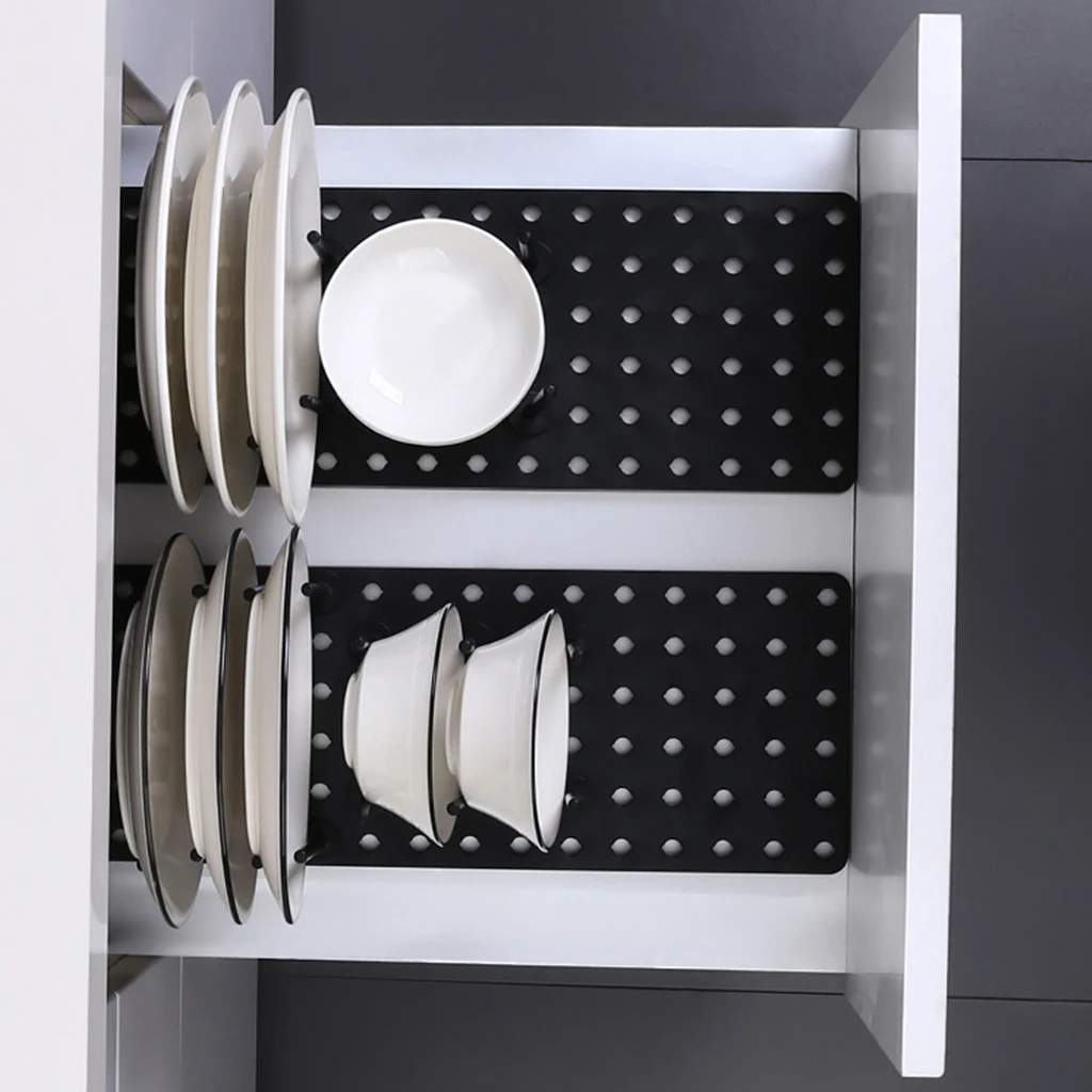 Adjustable Dish ing Rack Stainless Steel for Drawers Restaurant Storage