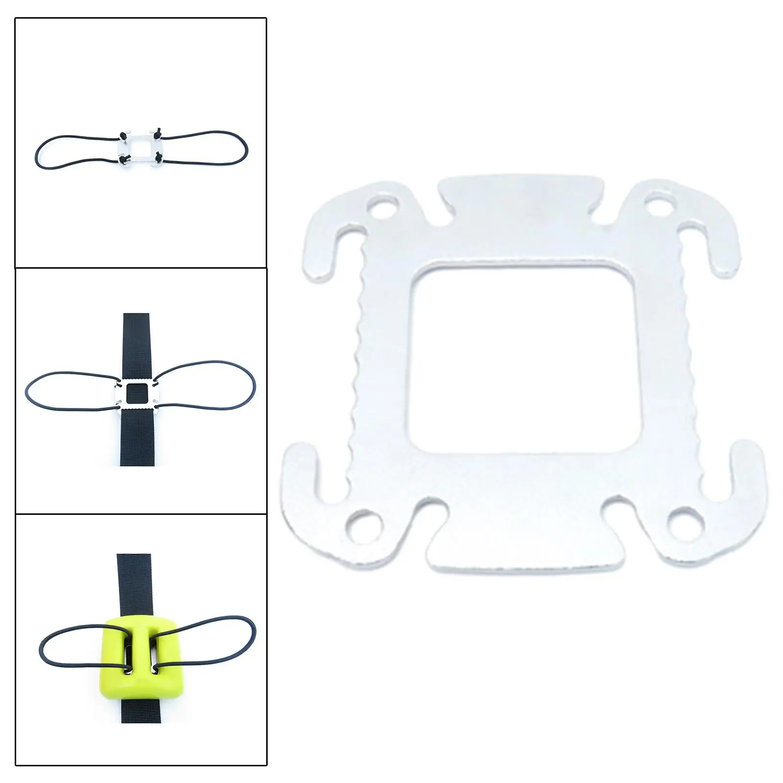 Diving Weight Belt Slide Keeper Retainer Adjustable for 5cm Webbing Dive Strap Stopper Slider for Scuba Diving Accessories