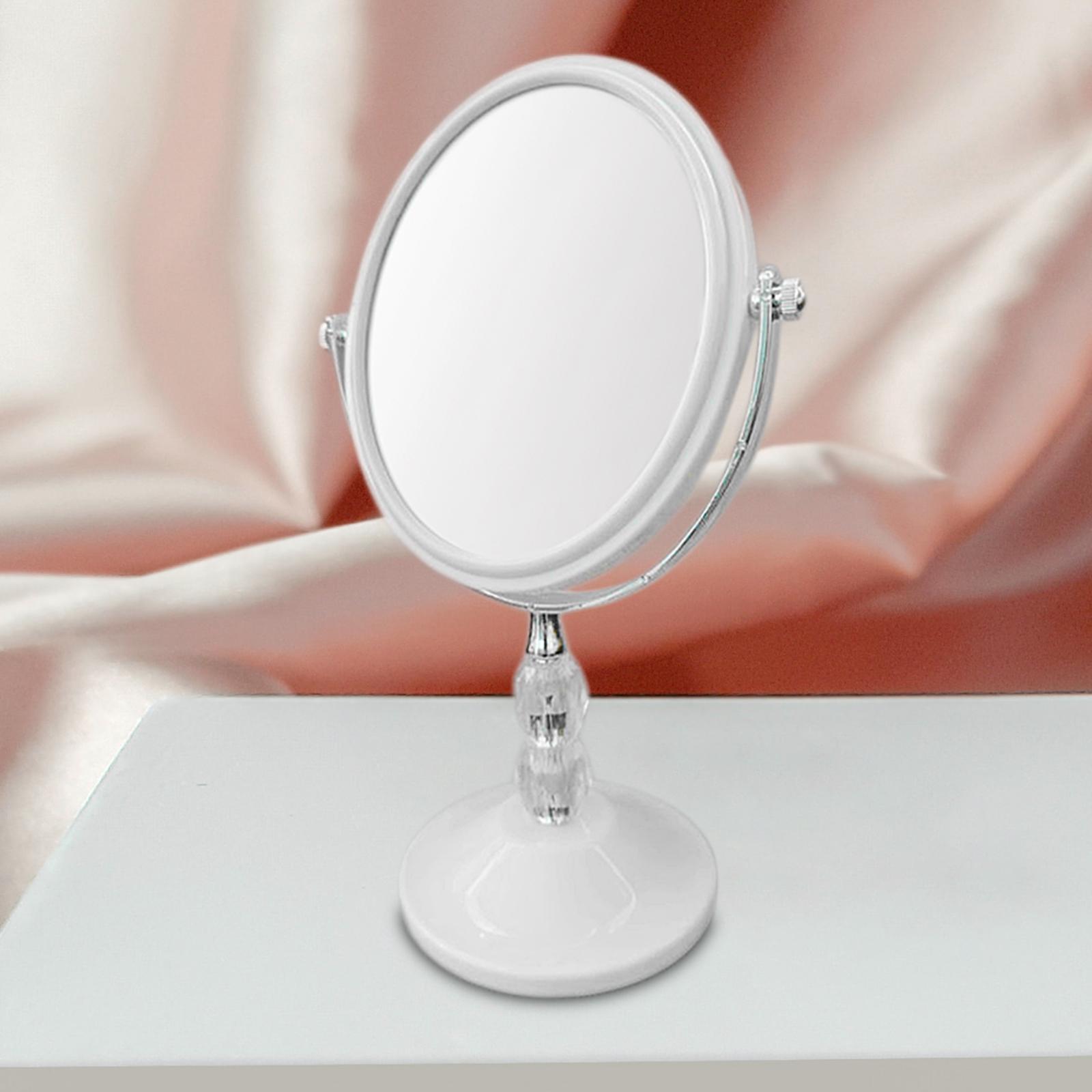 360° Rotation Vanity Mirror Bathroom Vanity Mirror Tabletop Mirror Personal Mirror for Apartment Entryway Dressers Hallway Men