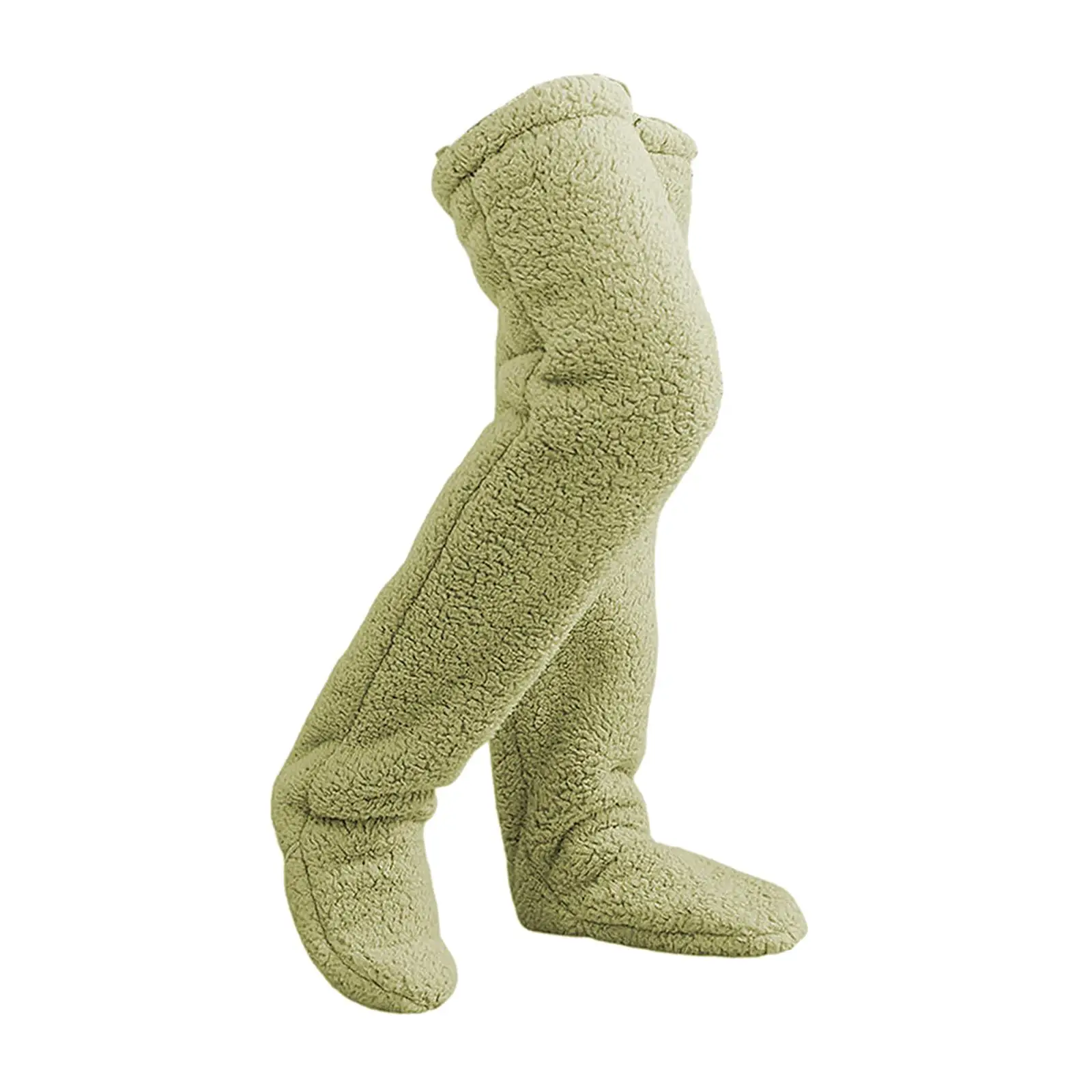 Plush Leg Warmers Thigh High Socks Costume Winter Sleeping Socks Slipper Stockings Over Knee High Socks for Apartment Bedroom