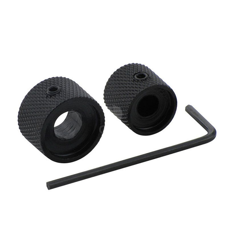 2-in-1-Steuerknöpfe mit doppelter konzentrischer Tone-Volume-Mischung, gewölbte Knöpfe mit Inbusschlüssel für E-Gitarre – Detail 3