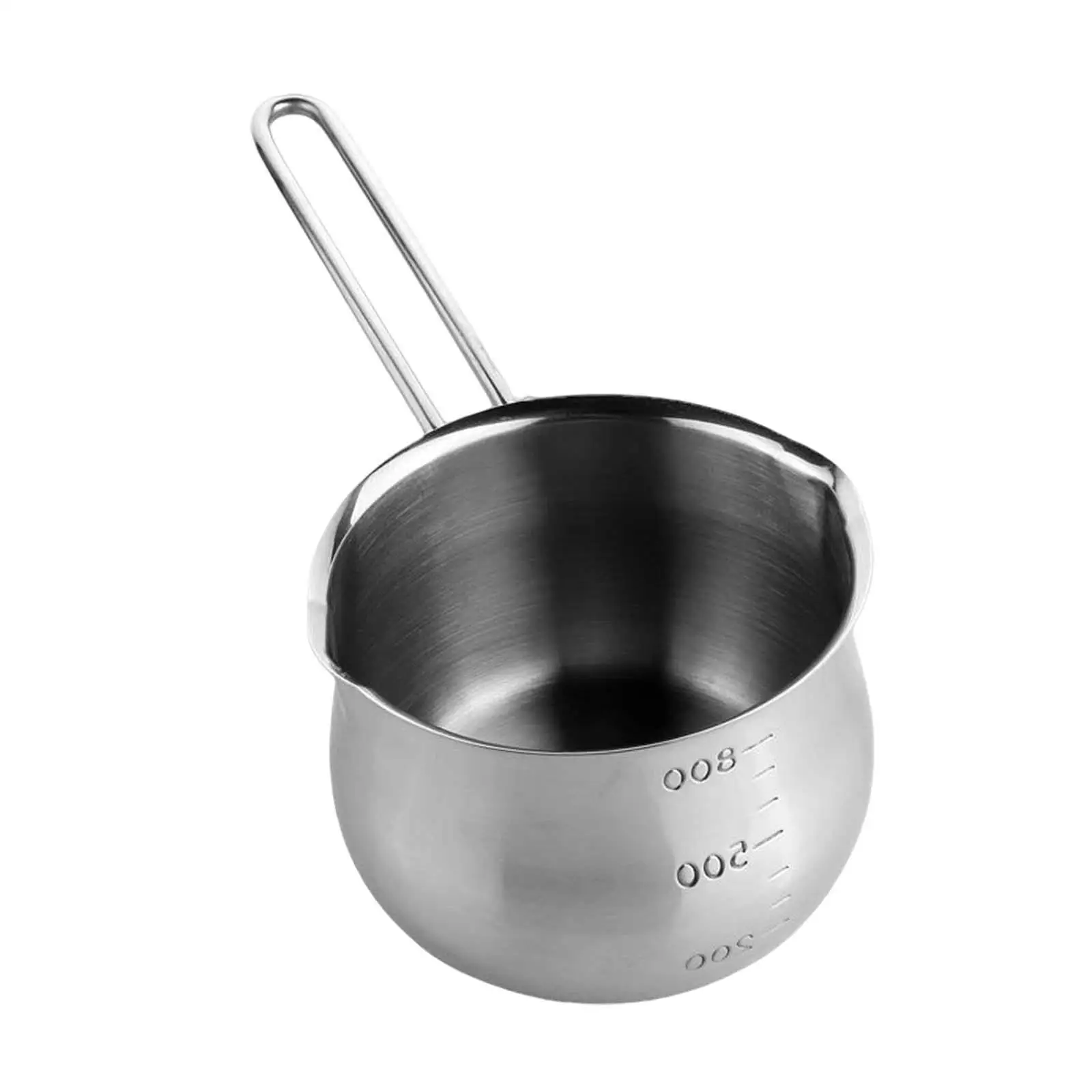 Stainless Steel Small Milk Pot Coffee Pot with Handle Cookware for Camping