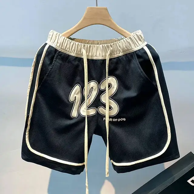 Y2K Mens Korean Streetwear Breeches Letter Embroidery Harajuku Short Pants  Gym Grunge Sweatpants Sport Bermudas Shorts Clothes _ - AliExpress Mobile