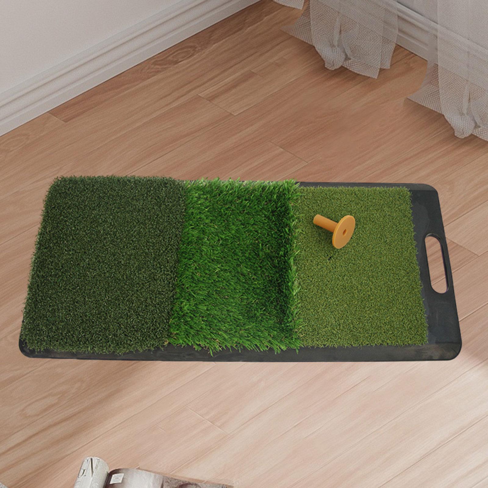 Golf Game Mat Golf Hitting Mat Golf Hitting Pad Artificial Grass Golf Training