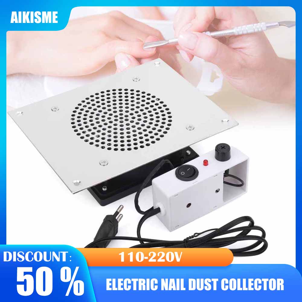 Best of Electric Nail Dust Collector Strong Vacuum Suction Table Desk Dust Cleaner Manicure Predicure Machine With Filter Nail Art Salon Reviews & Tips