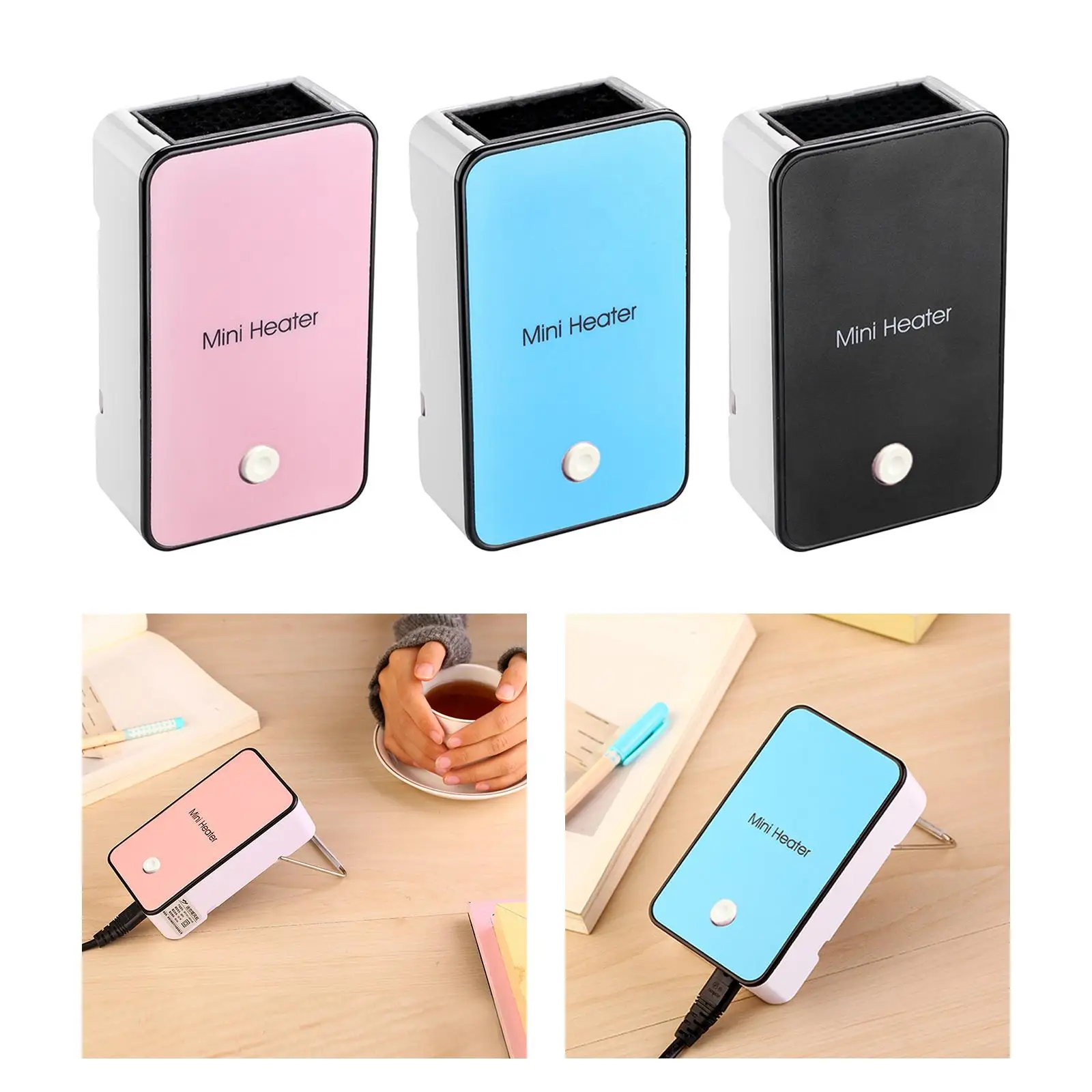 Electric Mini Heater Gifts Heating Tool for Desktop Traveling Living Room
