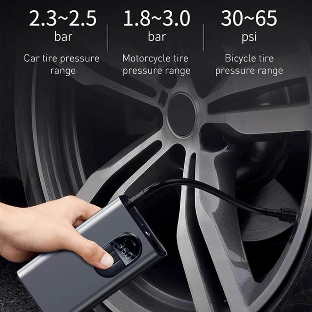 Tire Inflator Electric 150PSI Rechargeable Pump  Digital for Car