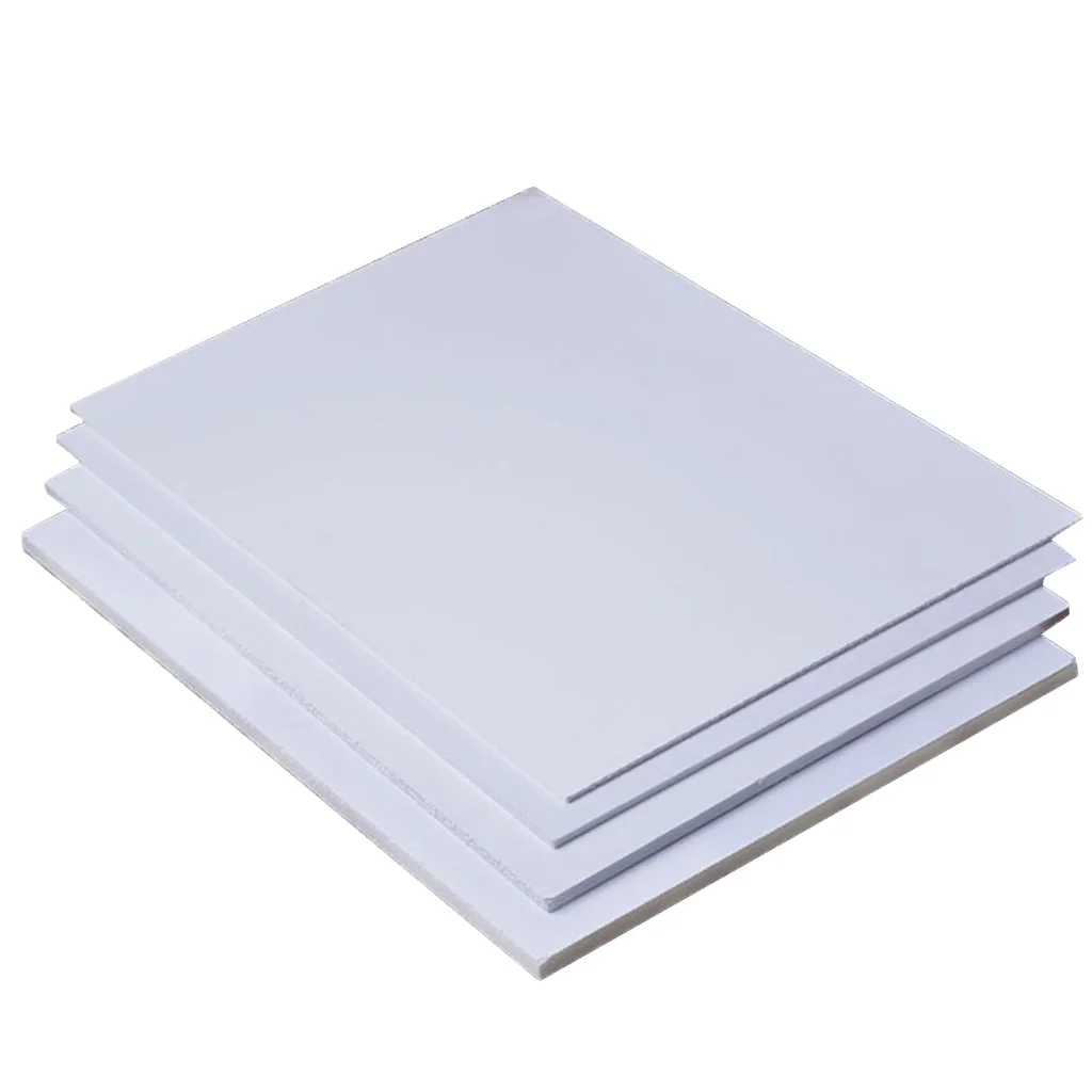 White PVC Sheets Building Model Display DIY Craft 2mm / 3mm Thick