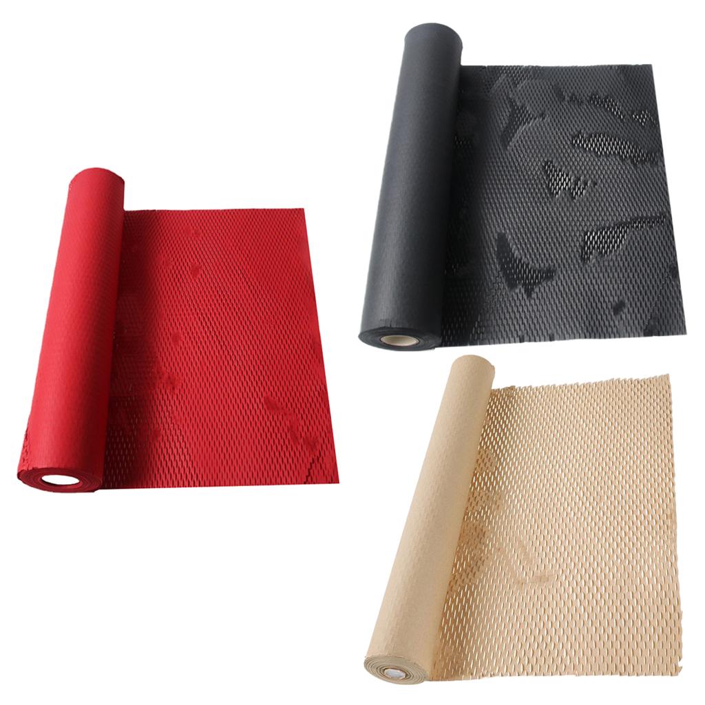 50 Meter Kraft Paper Roll - Natural Recycled Material - Honeycomb Padding Wrapping for Wrapping, Wrapping, Crafts,
